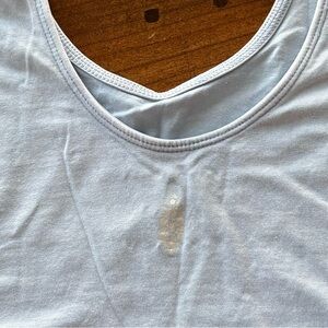 Free people Movement light blue cropped tank top